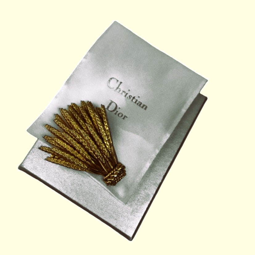 Signed Christian Dior brooch