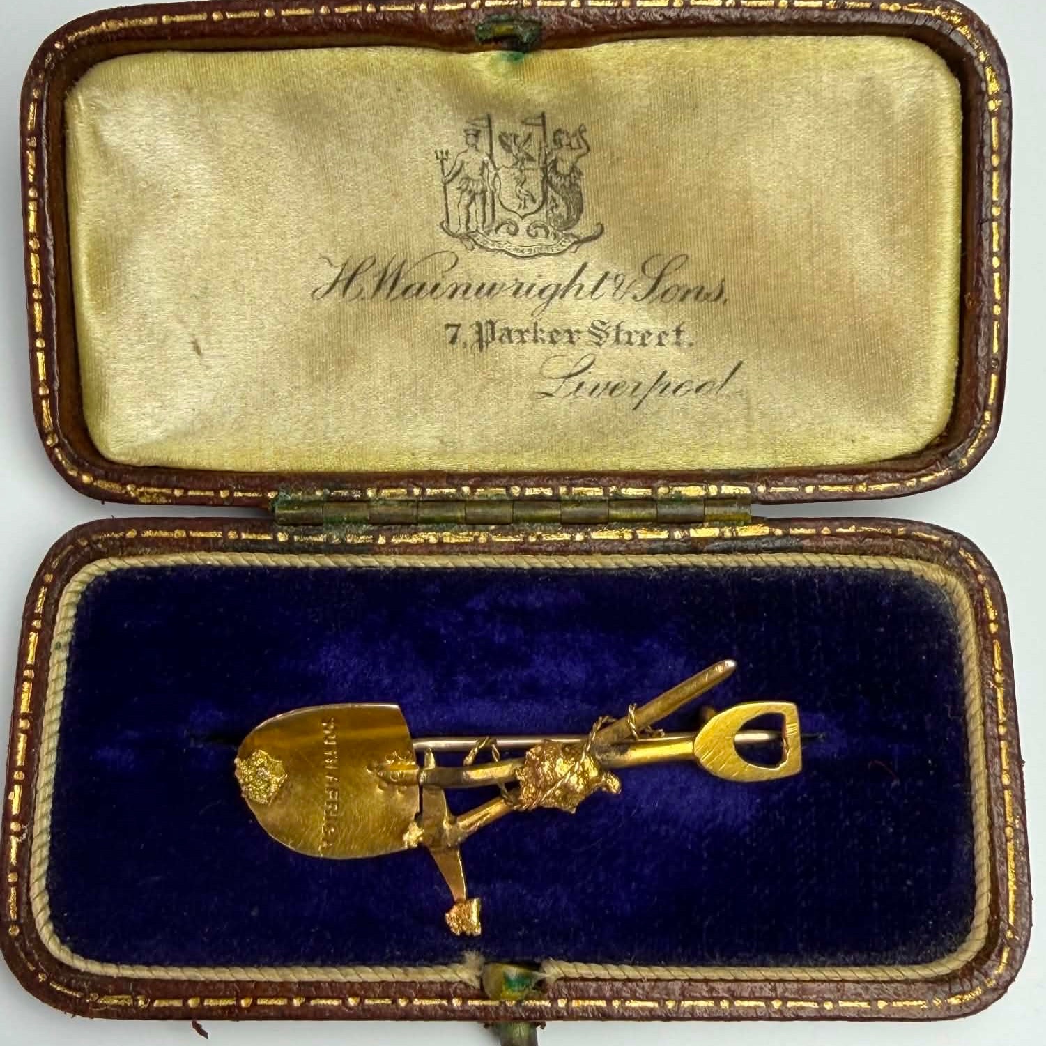 Gold Prospector’s Brooch