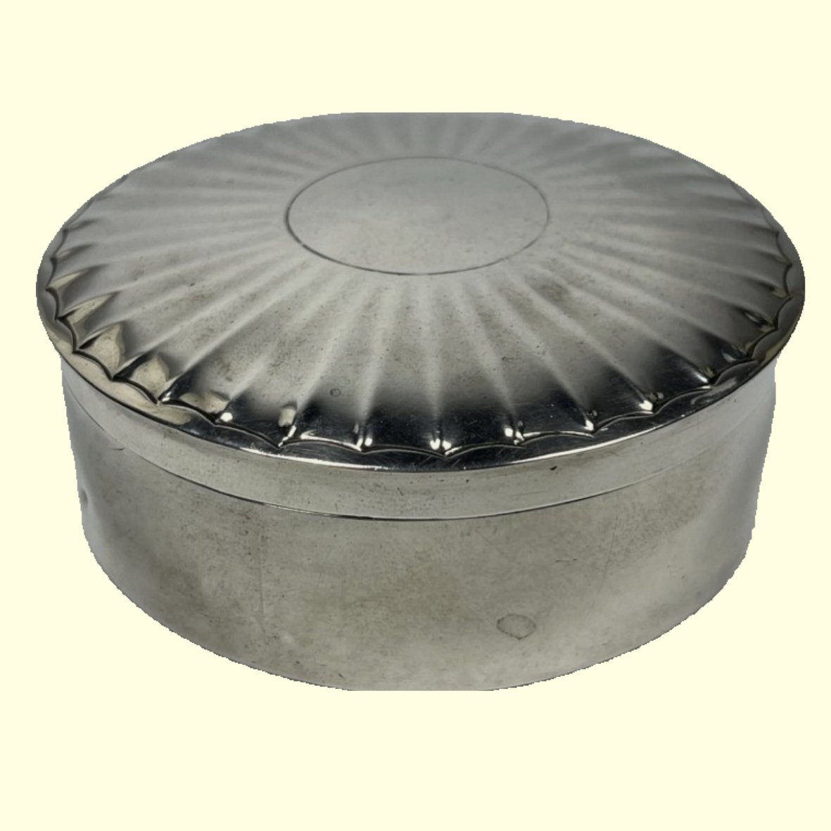 Silver Lidded Trinket Pot