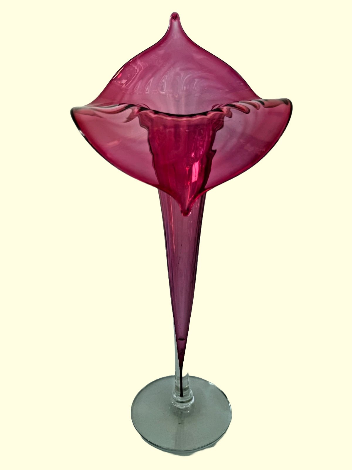 Jack-in-the-Pulpit Glass Vase